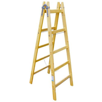 Štafle dřevěné, 5 příček, L = 166,5 cm, ENPRO