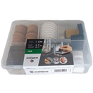 Walteco 148287 Sada filcových, EVA, korkových podložek a tlumičů dvířek, 82 ks