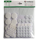 Walteco 148292 Sada filcových, EVA podložek a tlumičů dvířek, bílá, 99 ks