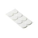 Walteco 148302 Podložky filcové O 30 mm, samolepící, bílé, 32 ks