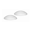 Walteco 148405 Zarážka dveřní, O 40 mm, transparentní, 2 ks