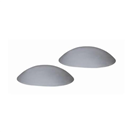 Walteco 148408 Zarážka dveřní, O 60 mm, šedá, 2 ks