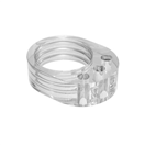 Walteco 148454 Zarážka dveřní na kliku, jednoduchá, plast, transparentní