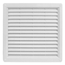 HACO 149050 Mřížka větrací se síťovinou VM, 300 x 300 mm, bílá 0217