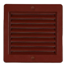 HACO 149066 Mřížka větrací se síťovinou VM, 150 x 150 mm, hnědá 0212