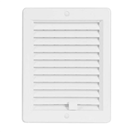 HACO 149105 Mřížka větrací se žaluzií VM, 150 x 200 mm UB, bílá 0209