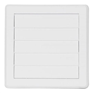 HACO 149160 Mřížka větrací gravitační VM, 200 x 200 mm G/150 mm, bílá 0237