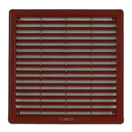 HACO 149296 Mřížka větrací - krytka se síťovinou VM, 250 x 250 mm KH, hnědá 0304