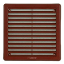 HACO 149311 Mřížka větrací - krytka se síťovinou VM, 100 x 100 mm KH, hnědá 0308