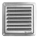 HACO 149312 Mřížka větrací - krytka NVM, 100 x 100 mm K, nerez 0709