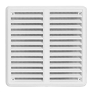 HACO 149350 Mřížka větrací - krytka stavitelná se síťovinou VM, 150 x 150 KS, bílá 0311