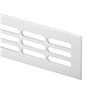 HACO 149374 Mřížka větrací hliníková HVM, 600 x 60 EP, přírodní elox