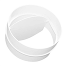 HACO 149638 Klapka zpětná plastová ke kanálu ZKP, 150 mm 0672