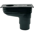 149818 Lapač střešních splavenin přímý DN O 125/110 mm, černá