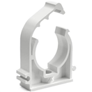 5171K022B Příchytka D 22 s klipem bílá
