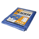 ENPRO 125024 Plachta zakrývací STANDARD, 4 x 6 m, modro - stříbrná, ENPRO
