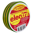 138384 Páska elektroizolační PVC IZOVIAL, 10 m x 15 mm, žluto-zelená