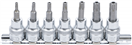 BGS technic 9341 BGS 9341, Sada nástrčných hlavic 10 mm (3/8) T-profil (pro Torx) s otvorem T15 - T50 7dílná