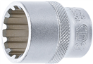 BGS technic 10222 BGS 10222, Nástrčná hlavice Gear Lock 12,5 mm (1/2) 22 mm
