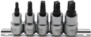 BGS technic 9756 BGS 9756, Sada nástrčných hlavic 10 mm (3/8) 4-hranný profil (pro MTS-Mortorq) MTS0 - MTS04 5dílná