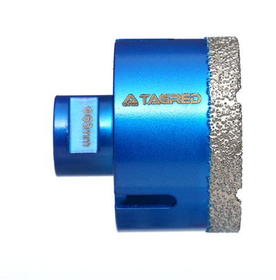 Diamantový korunkový vrták 65mm M14 do kamene, keramiky, TA4090