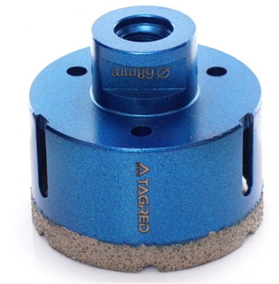 Diamantový korunkový vrták 68mm M14 do kamene, keramiky, TA4091