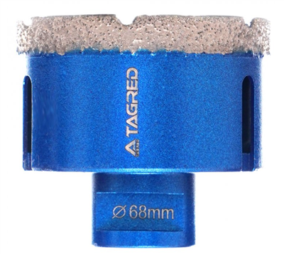 Diamantový korunkový vrták 68mm M14 do kamene, keramiky, TA4091