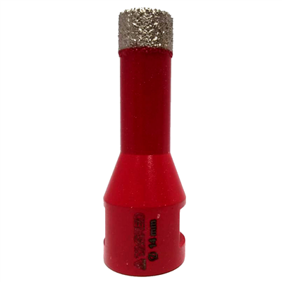 Diamantový korunkový vrták na dlaždice, 14mm M14