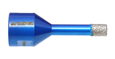 Korunkové diamantové vrtáky do keramiky či kamenu, 6 - 12 mm, M14, sada 5 ks