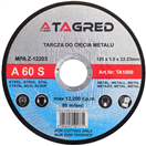 TAGRED TA1000 Kotouč na řezání kovů 125 x 22,2 x 1 mm