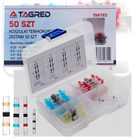 TAGRED TA4163 Tagred TA4163, Sada tepelně smršťovacích svorek 50ks