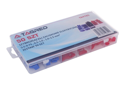Tagred TA4165, Elektrické rychlospojky sada 50 ks 0,5 - 2,5 mm
