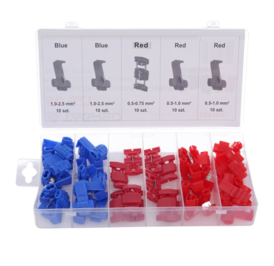 Tagred TA4165, Elektrické rychlospojky sada 50 ks 0,5 - 2,5 mm
