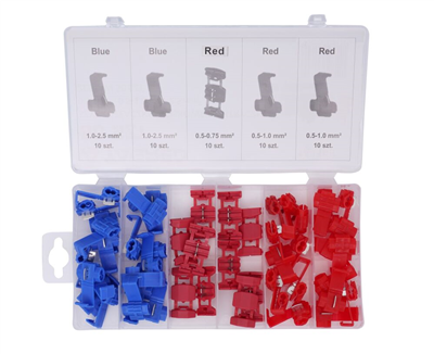 Tagred TA4165, Elektrické rychlospojky sada 50 ks 0,5 - 2,5 mm