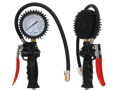 Pistole pro nahuštění kol s manometrem 1/4