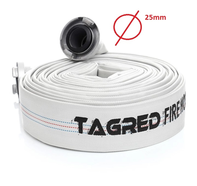 Požární hadice 1”, 20 m, D25 + spojky