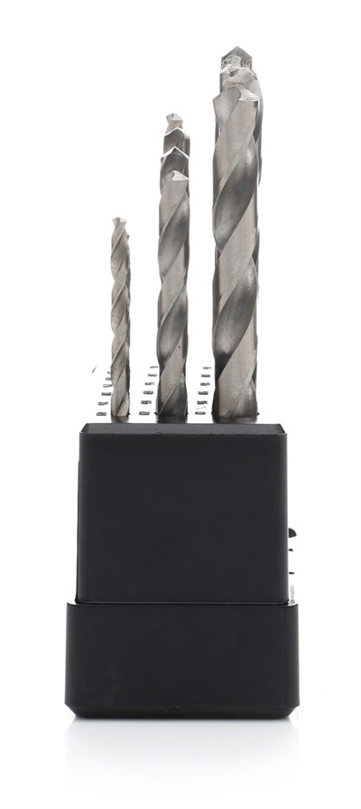 Vrtáky HSS na kovy, 1,5-6,5 mm, sada 13 ks, TA1025