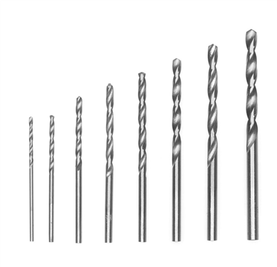 Vrtáky HSS na kovy, 1,5-6,5 mm, sada 13 ks, TA1025