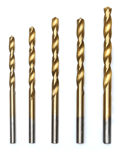 Vrtáky z rychlořezné oceli a nitridu titanu 13 ks, 1,5 - 6,5 mm, TA1028