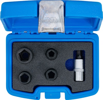 BGS 1112-1, Sada hlavic na brzdové třmeny kotoučových brzd 5hranné 5dílná