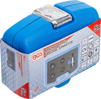 BGS 1112-1, Sada hlavic na brzdové třmeny kotoučových brzd 5hranné 5dílná