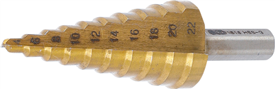 BGS 1618, Kónický vrták s titanovým povrchem O 4 - 22 mm