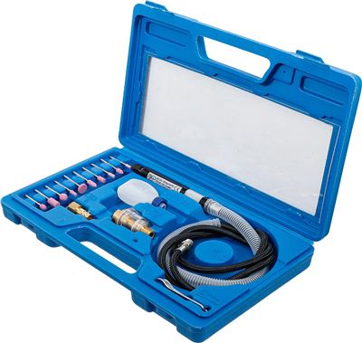 BGS 3249, Pneumatická brusná souprava s ohebnou hřídelí 17dílná