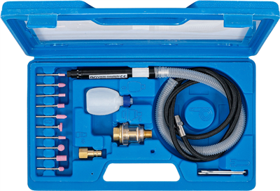 BGS 3249, Pneumatická brusná souprava s ohebnou hřídelí 17dílná