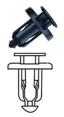 AHProfi HRD25 Plastové příchytky čalounění, 10 ks