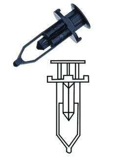 Plastové příchytky čalounění, 10 ks
