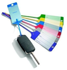 AHProfi 434030070 Žluté PP plastové visačky na klíče 100ks