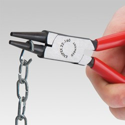 Rovné kulaté kleště 160 mm Knipex chromované
