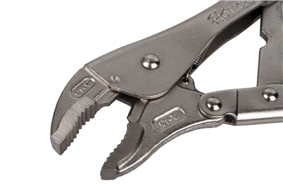 Samosvorné kleště se zahnutou čelistí 225 mm