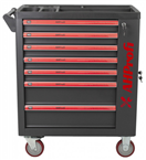 AHProfi AH12449P Dílenský vozík prázdný, 7 zásuvek